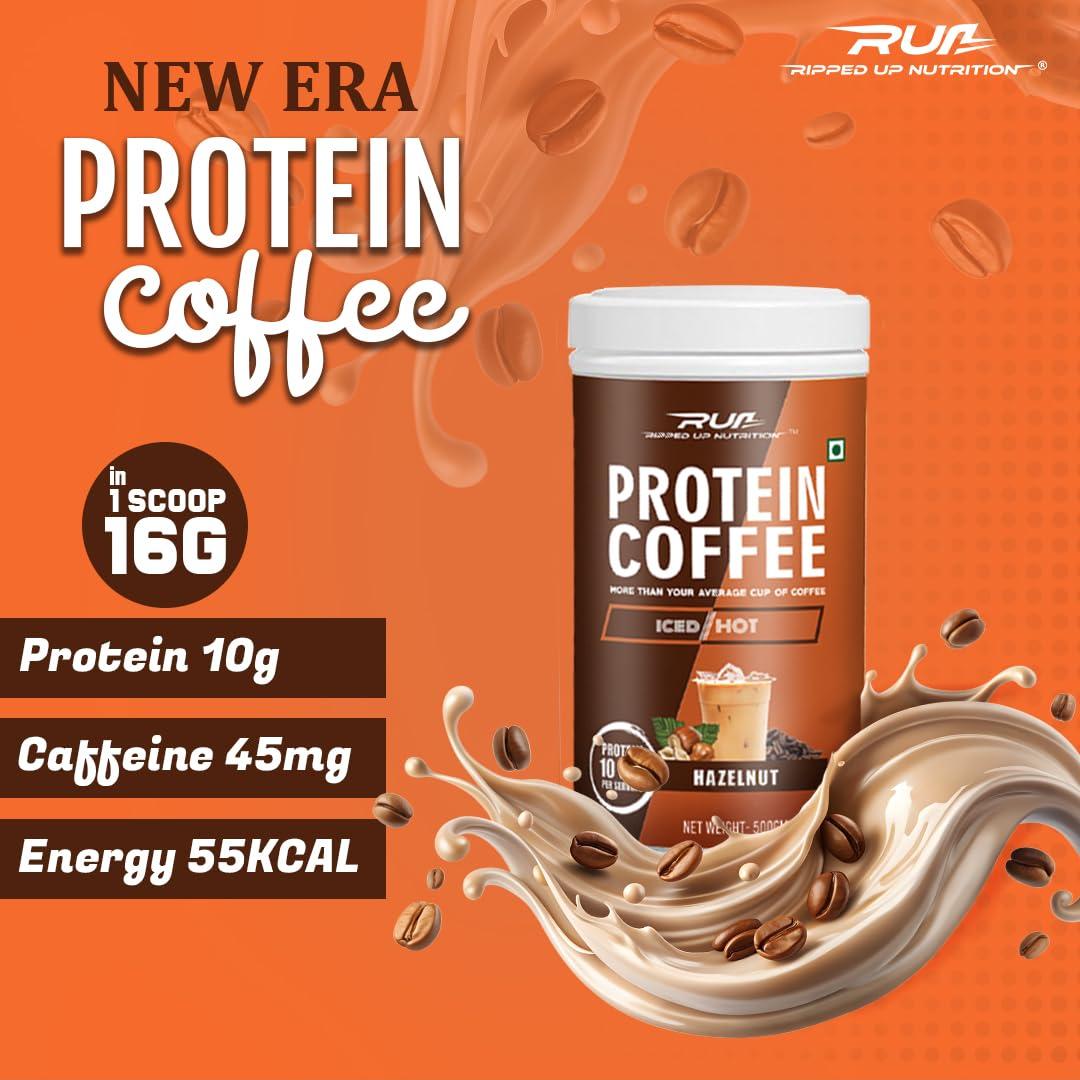 Ripped Up Nutrition Ripped Up Nutrition- Protein Coffee (Hazelnut, 250gm)