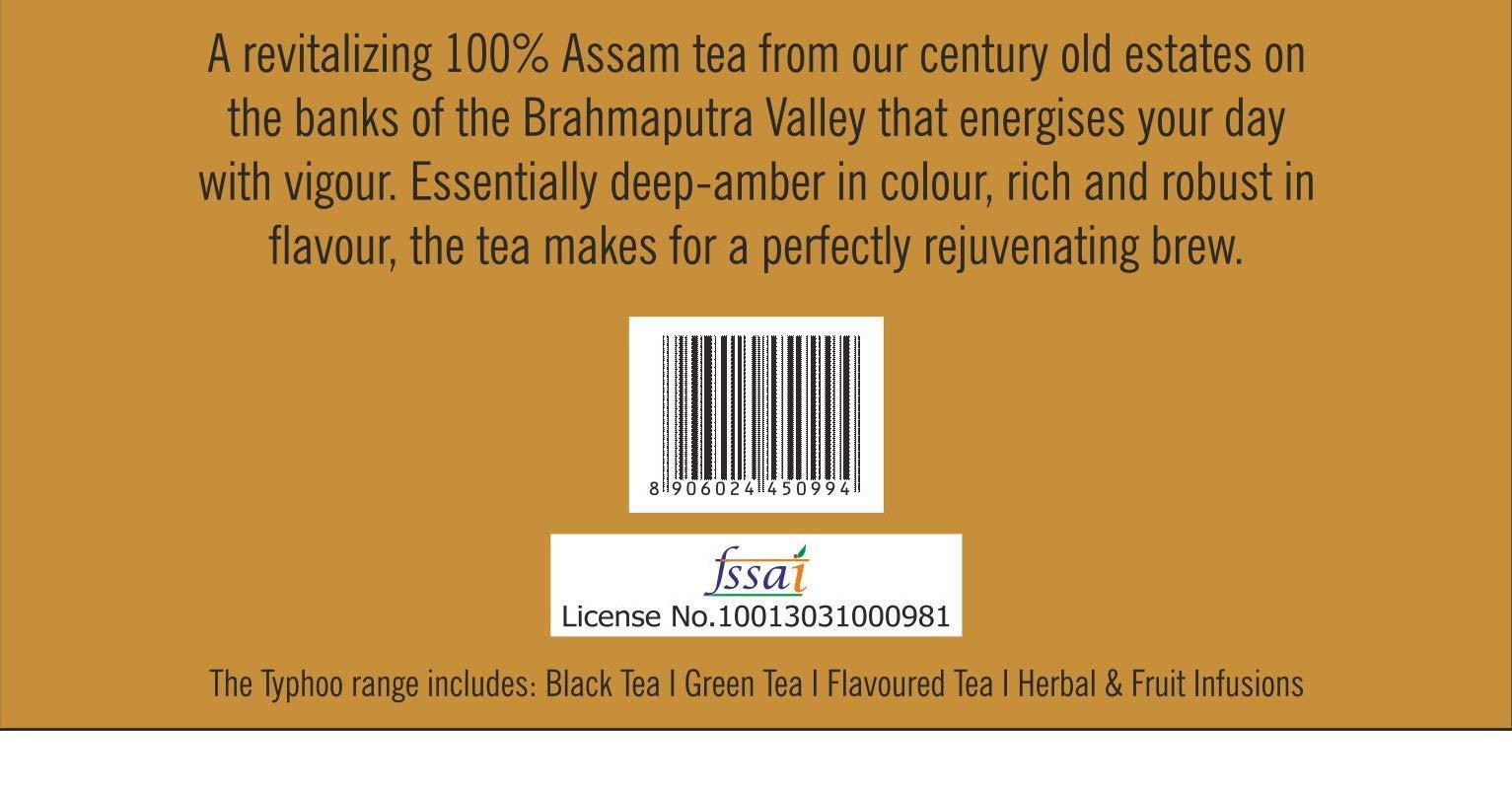 Ty-phoo Typhoo Delicious Masala Tea Bags Enriched with Cardamom, Nutmeg, Clove & Cinnamon, 25 Tea Bags & Typhoo Classic Assam Tea, 100 Tea Bags