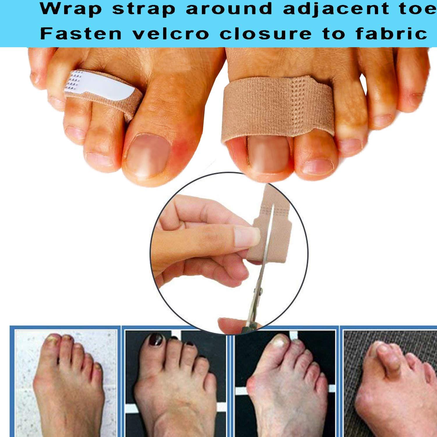 Mcvcoyh Mcvcoyh Broken Finger Wraps, Finger Buddy Straps, Finger Splint Buddy Tape for Jammed and Broken Fingers-7 Pack