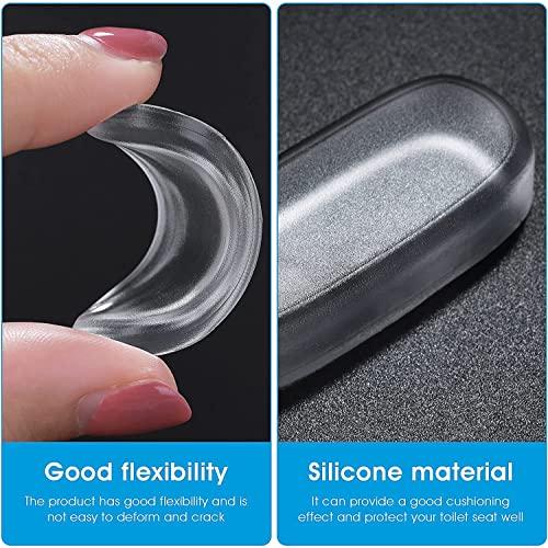 LIVYU LIFE LIVYU LIFE Universal Toilet Seat Bumper (2 sets- 10 Pcs)