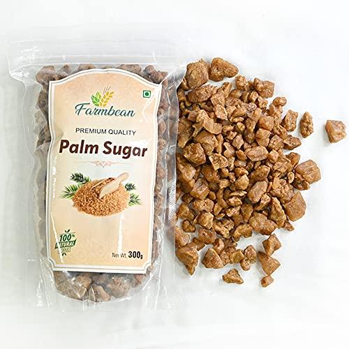Farmbean Farmbean Palm Sugar | Organic Palmyra Palm Sugar | Natural Sweetener Sugar Alternative Organic | Non GMO - 300 Gms