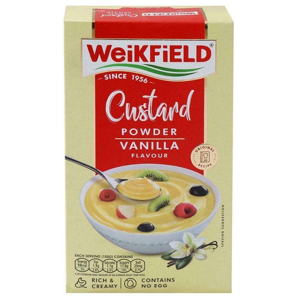 Weikfield Weikfield Custard Powder - Vanilla Flavour, 500g Carton