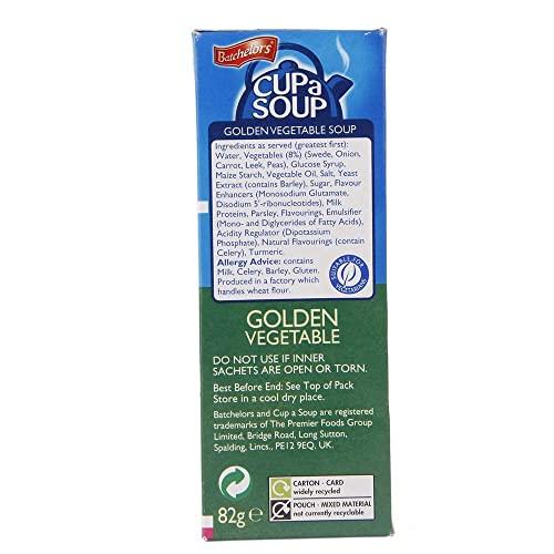 Batchelor\'s Batchelor\'s Cup A Soup 4 Sachets - Golden Vegetable - 2 Pack, 2 x 82 g