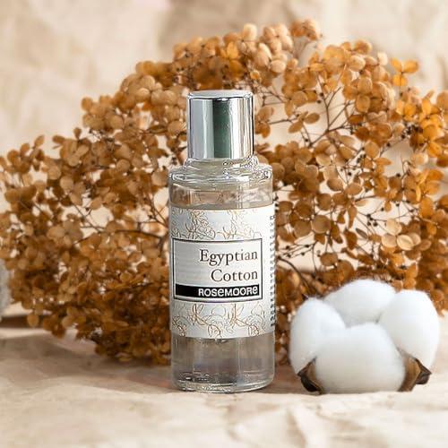Rosemoore Rosemoore Scented Fragrance Oil for Burner, Electric Diffuser,Potpourri, Home Fragrance, Room Fragrance, Aromatherapy - Egyptian Cotton, 15ml (Pack of 2)