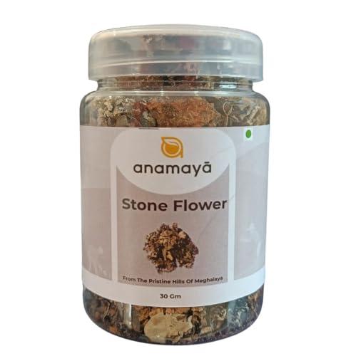 anamaya Stone Flower Spice | Pathar Phool | Dagad Phool | Chhabila | Kalpasi | Permalia Perlata | Rock Flower Stone | Patthar Ke Phool | Biryani Flower | 30 Gram Pack of 1