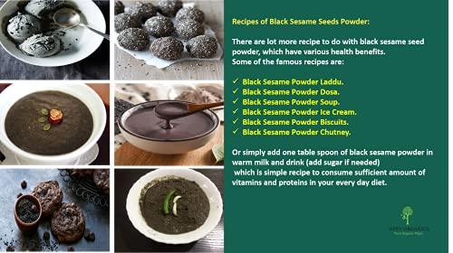 NPPV ORGANICS NPPV ORGANICS Home Made Roasted Black Ellu/ Til/ Sesame Seed Powder 100% Organic (100 g)