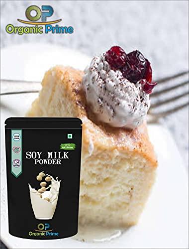 Organic Prime Organic Prime Soya Milk Powder | High in Protein | Vegan | Non-GMO - 500 GM by Organic Prime