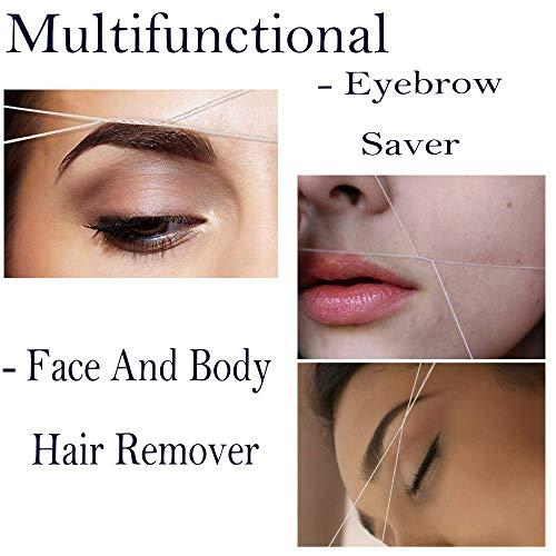 N Series N Series Slique Eyebrow Face and Body Hair Threading and Hair Removal System Machine Kit Spring Tool Tweezers Epilators Slidne Face And Body Hair Threading System For Women Multipurpose Use