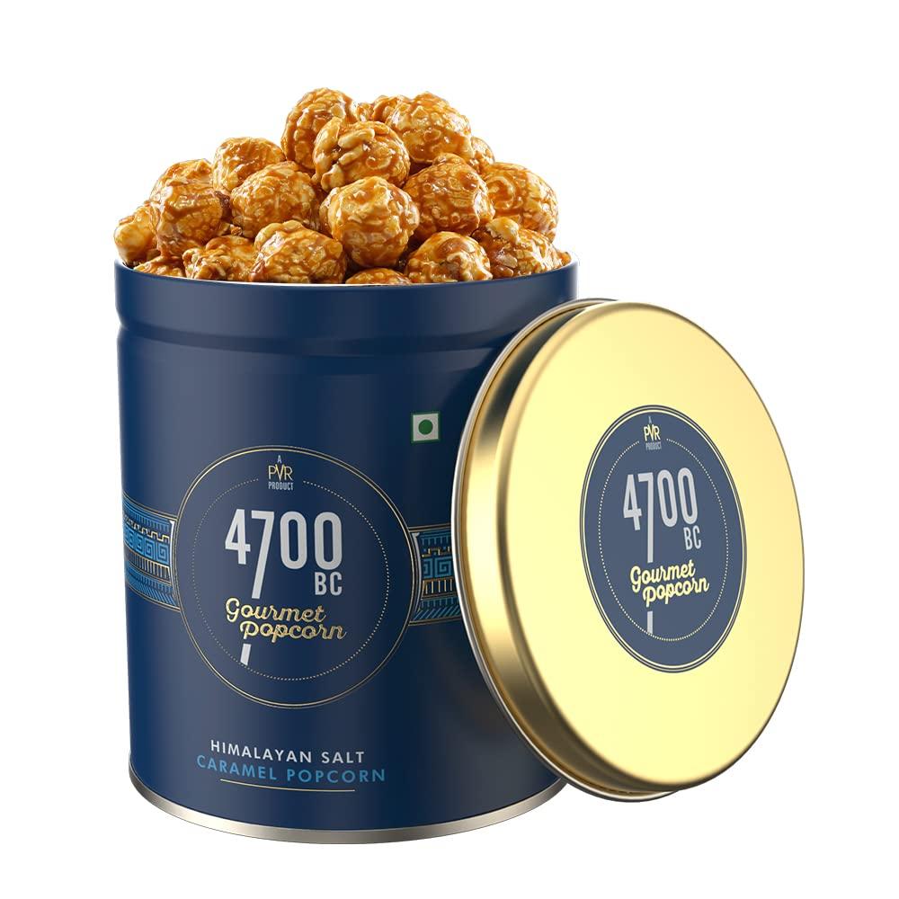 4700BC 4700BC Himalayan Salt Caramel Popcorn, Tin, 125g