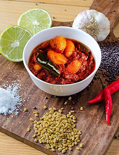 365 STORE TO DOOR 365 STORE TO DOOR Garlic Pickle, 250g | Lehsun Ka Achaar | Fresh and Tasty Pickles | Tangy and Delicious | Homemade, No Preservatives, No Oil | 100% Pure & Hygiene | Ready to Eat