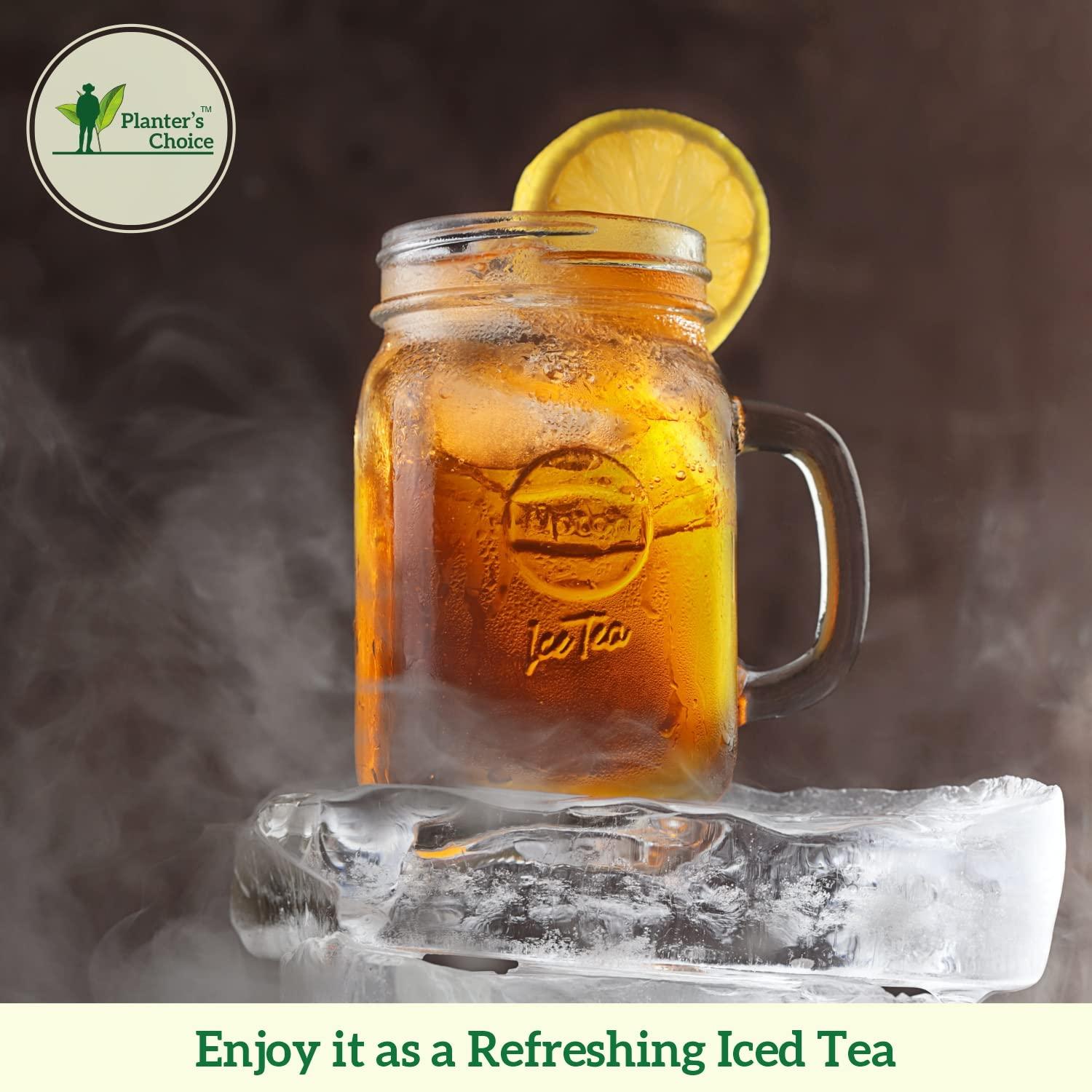 PLANTER'S CHOICE Planter's Choice 200GMS Instant & immunity Boosting Tulsi Turmeric Green Tea - Infused with Organic Jaggery Granules,Tulsi & Turmeric - Detoxifying & Antioxidant Rich -100% Natural - Zero Preservative