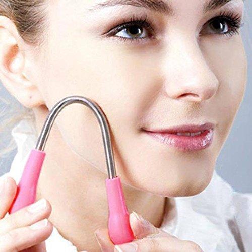 Cairo Cairo Facial Hair Epilator Remover Tool for Face Clean with Eyebrow Stencils Shaping Kit