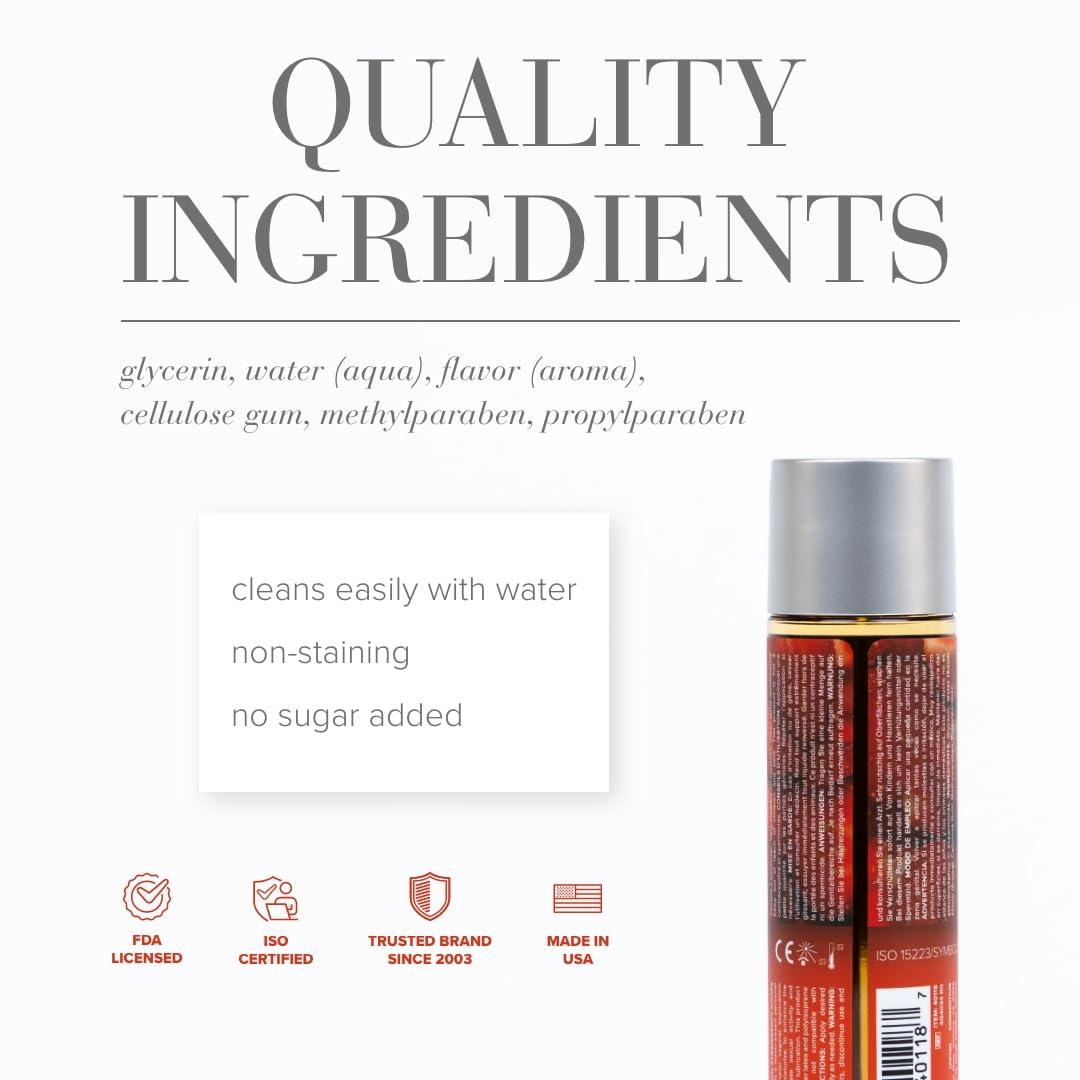 JO System Jo H2O Flavored Lubricant, Strawberry, 5.25 oz/155 ml