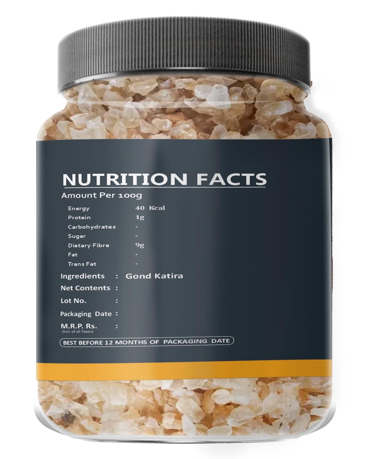 Farm & Farmers Farm & Farmers Gond Katira Tragacanth Gum, 400 gm