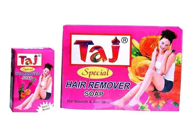 GENERIC TAJ Hair Removing Soap |All type Of skin | Enriched With Natural Glow | Pack Of - 10 | 300