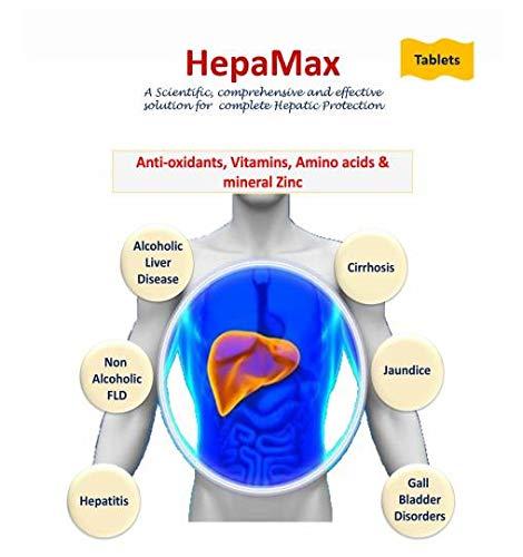 Hepamax Hepamax High Strength Natural Silymarin (Milk Thistle), Liver Detox - Healthy Liver Formula for Men and Women (30 Tablets)