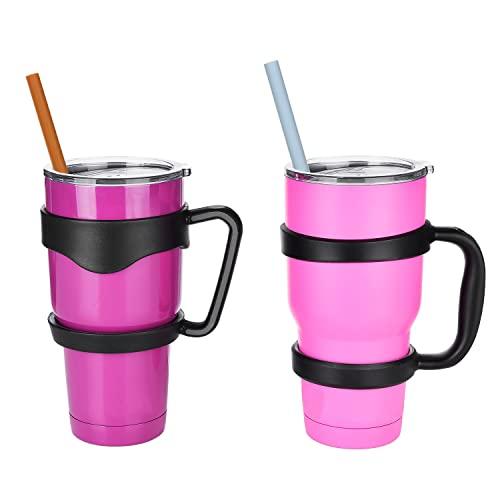 ALINK ALINK Reusable Portable Collapsible Straws, Telescopic Foldable Stainless Steel Metal Straws with Silver Case and Cleaning Brush