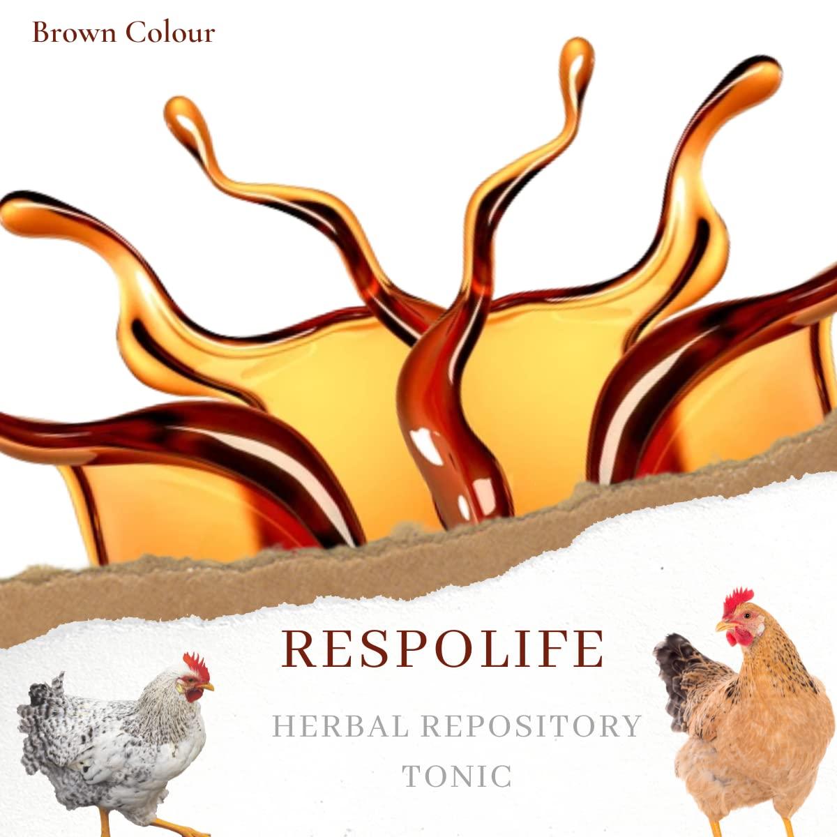 Animals Super Store Respo-Life | Herbal Repository Tonic | Protect from Dusty Weather | Protect from CRD | 5 Litre