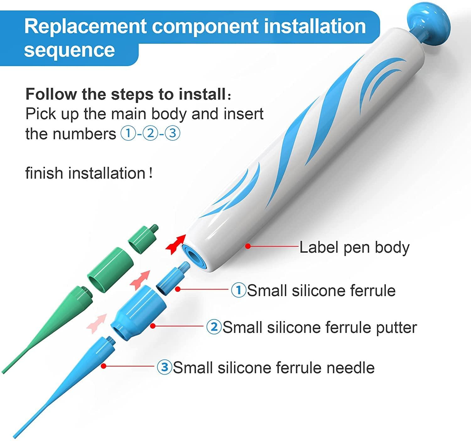 Wifamy Skin Tag Remover,Painless Skin Tag Remover Pen,Skin Tag Removal Kit Tools with 40 Micro and Regular Skin Tag Bands,Easy Skin Tag Remover Device to Remove(2mm-8mm) Skin Tags (2in1 Kit)