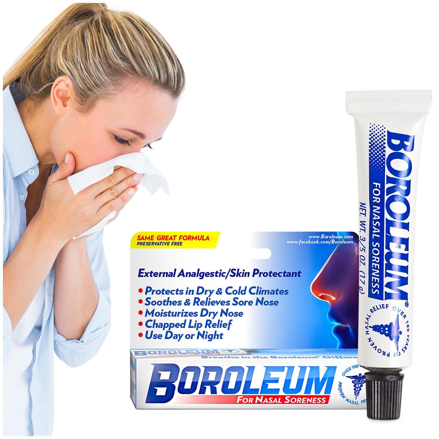 Boroleum Boroleum for Nasal Soreness Tube, 17 Grams, 3/5 Ounce