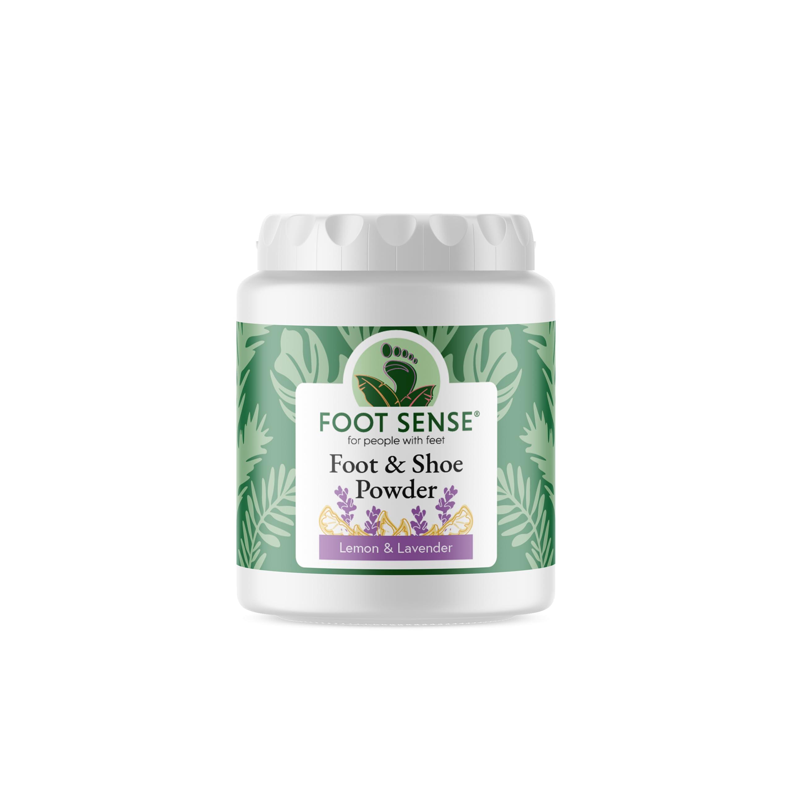 Foot Sense FOOT SENSE All Natural Smelly Foot & Shoe Powder - Foot Odor Eliminator lasts up to 6 months. Safely kills bacteria. Natural formula for smelly shoes and stinky feet. (1 Pack 50G)