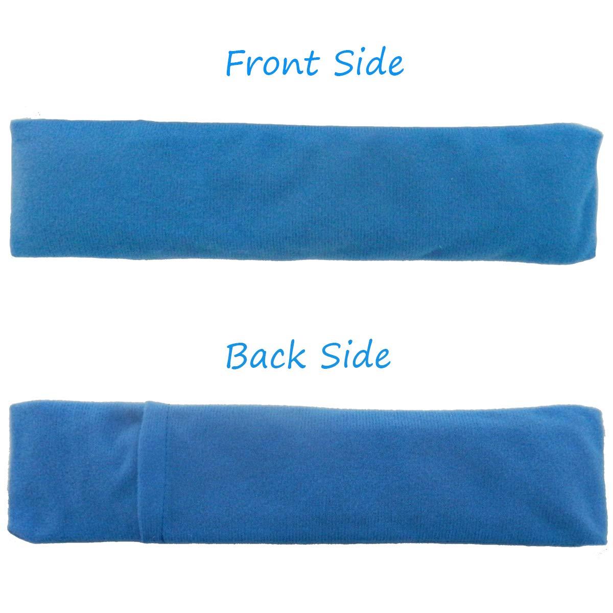 HI FINE CARE Reusable Perineal Cooling Pad for Postpartum & Hemorrhoid Pain Relief, Hot & Cold Packs for Women After Pregnancy and Delivery, 2 Ice Pack and 3 Cover (Blue)