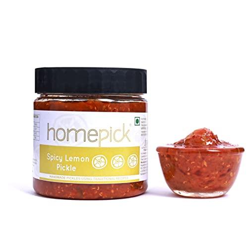 HOMEPICK Homepick Spicy Lemon Pickle 300g - Nimbu Ka Achar