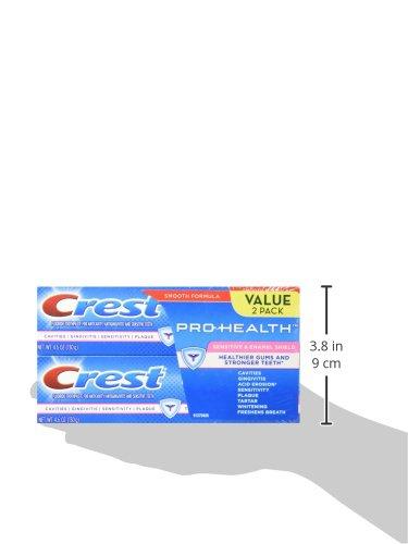 Crest Sensitive & Enamel Shield , 4.6 Ounce Twin Pack : Crest Pro-Health Sensitive & Enamel Shield Toothpaste, 4.6 oz