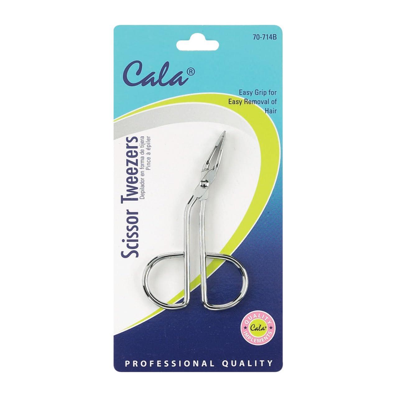 Cala Cala Scissor Expert Tweezers, Stainless Steel by Cala