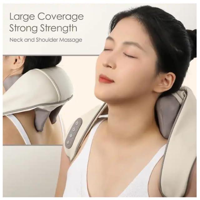 ASTIKAYA ASTIKAYA Neck and Shoulder Massager with Heat, Neck Massager, Shiatsu Neck and Back Massager with Heat Electric Shoulder Massagers, Deep 6D Kneading Massager Machine