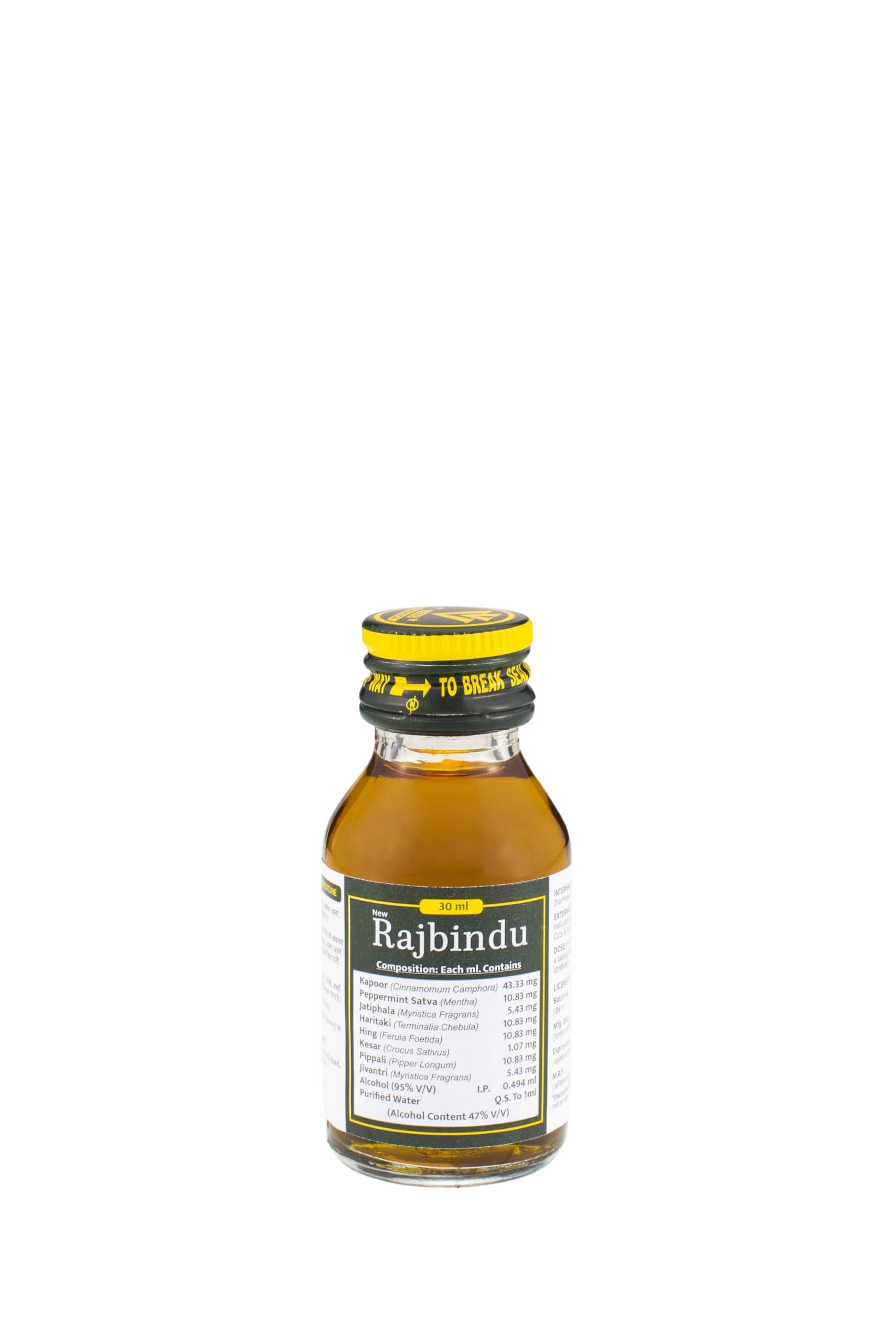RAJBINDU RAJBINDU BEST AYURVEDIC CARMINATIVE MIXTURE 30ML (PACK OF 4)