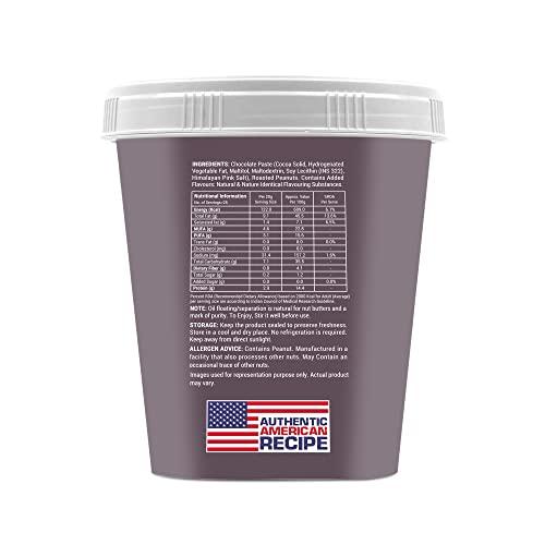 Happilo Happilo Belgium Chocolate Peanut Butter Crunchy 500g, Protein Rich, Roasted Peanuts, No Added Sugar