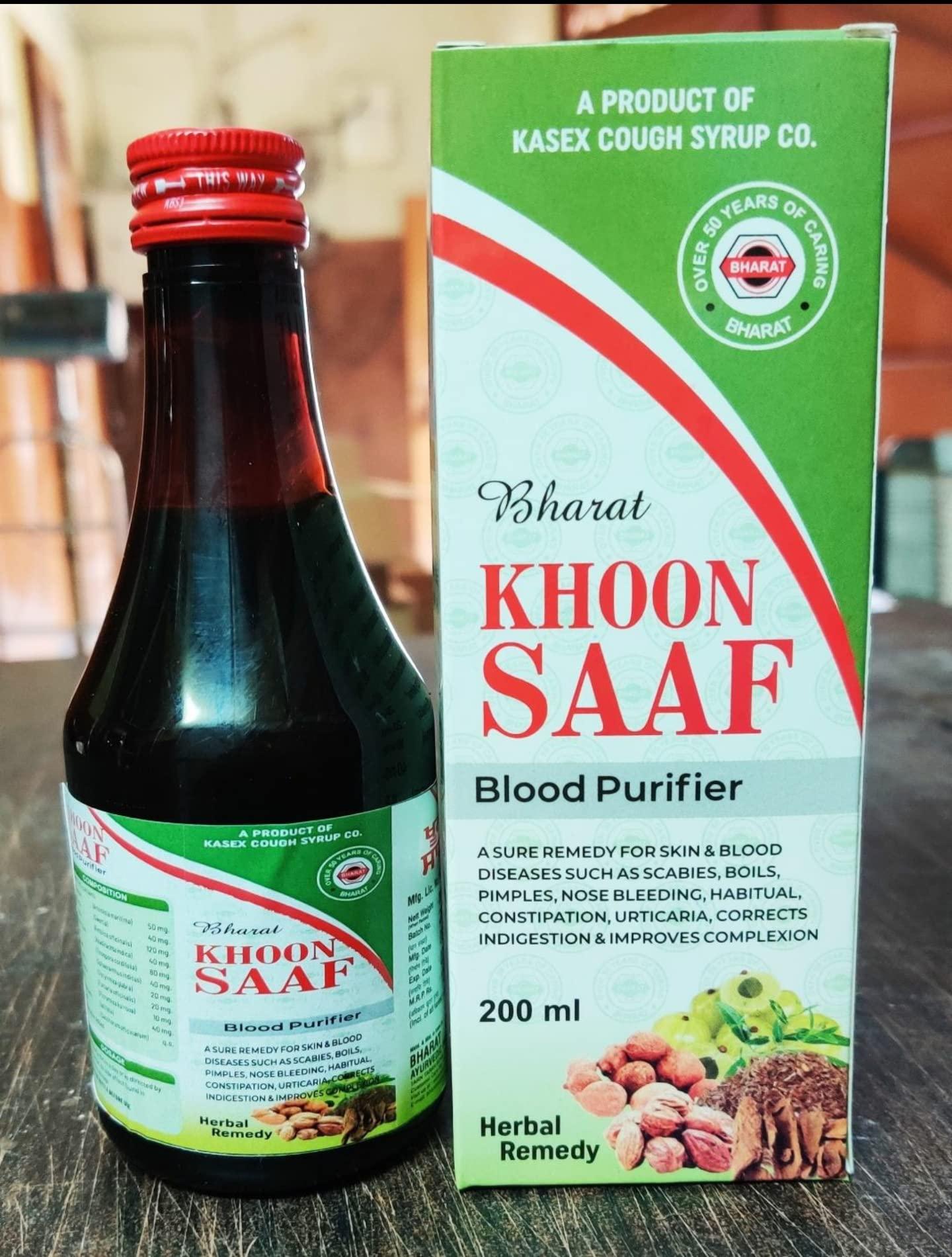 KASEX Bharat Khoon Saaf 200ml | Herbal blood Purifier