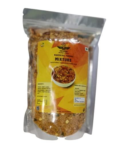 Generic Nagercoil Famous Banana Chips 500 gms and Mixture 1 Kg TJ Product Combo pack