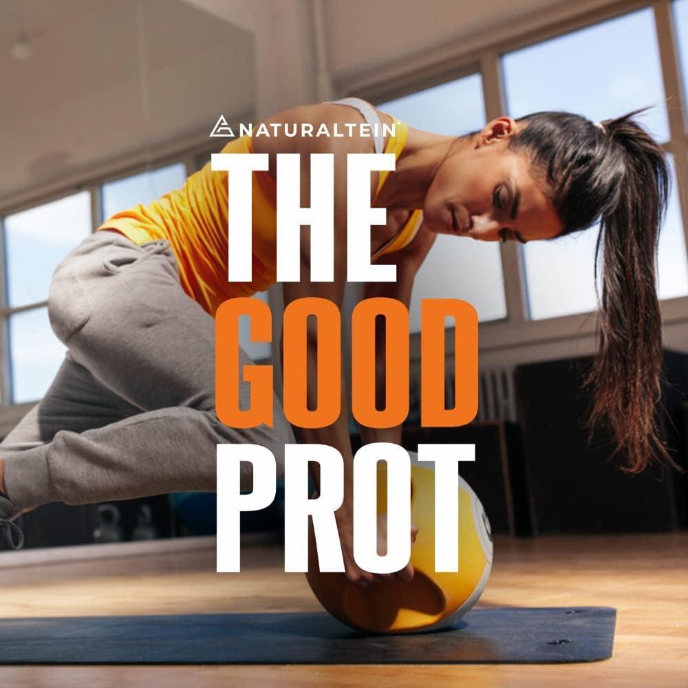 NATURALTEIN NATURALTEIN The Good Prot Protein, (Naturally flavored, Non GMO, No Artificial Sweeteners, Banned Substances Free) (Chocolate)