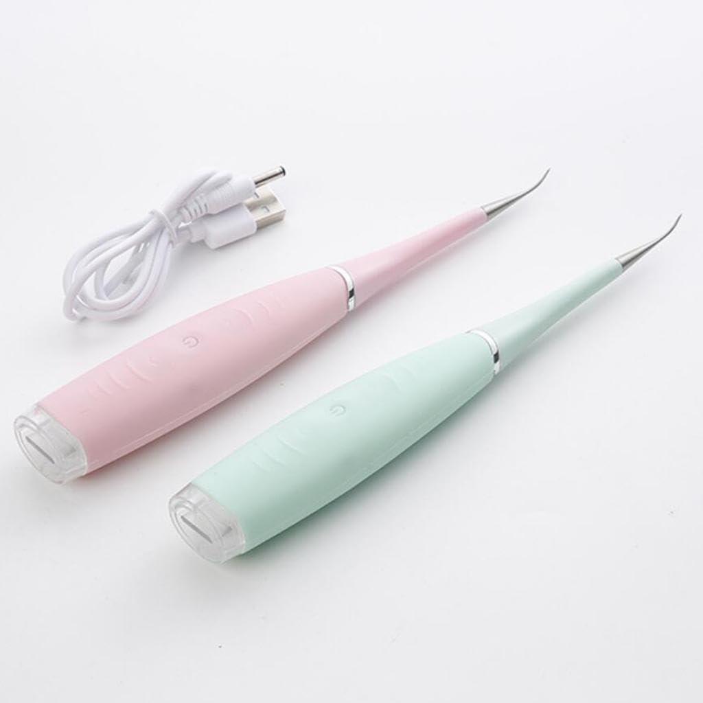 LOOM TREE LOOM TREE Ultrasonic Sonic Dental Scaler Tooth Tartar Calculus Remover Cleaner Pink