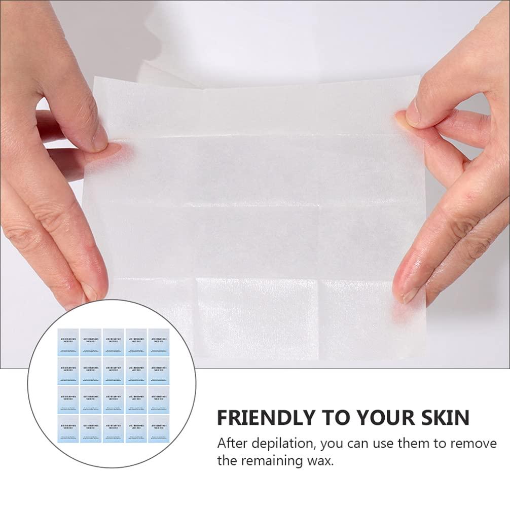 Minkissy Minkissy Prep Pads Wax Removal Wipes Wax Remover Individually Wrapped Oil Wipes After Waxing Finishing Wipes Wax Depilation Supplies For Home Salon Summer 20PCS