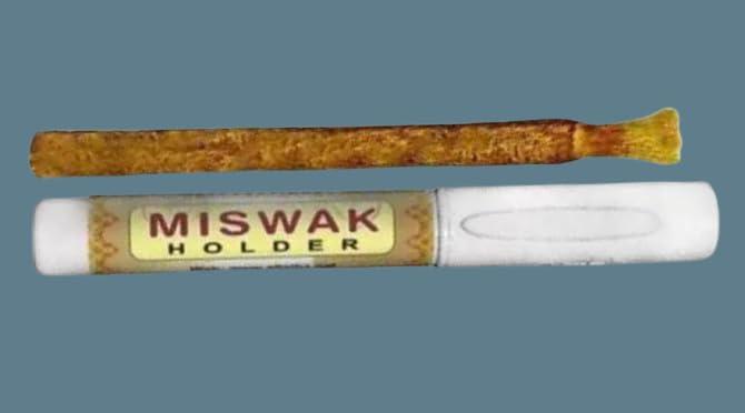 Generic RBLISS CG Miswak Stick With Holder/Complete Natural Teeth Whitening Toothbrush Kit - (Pack Of 5)