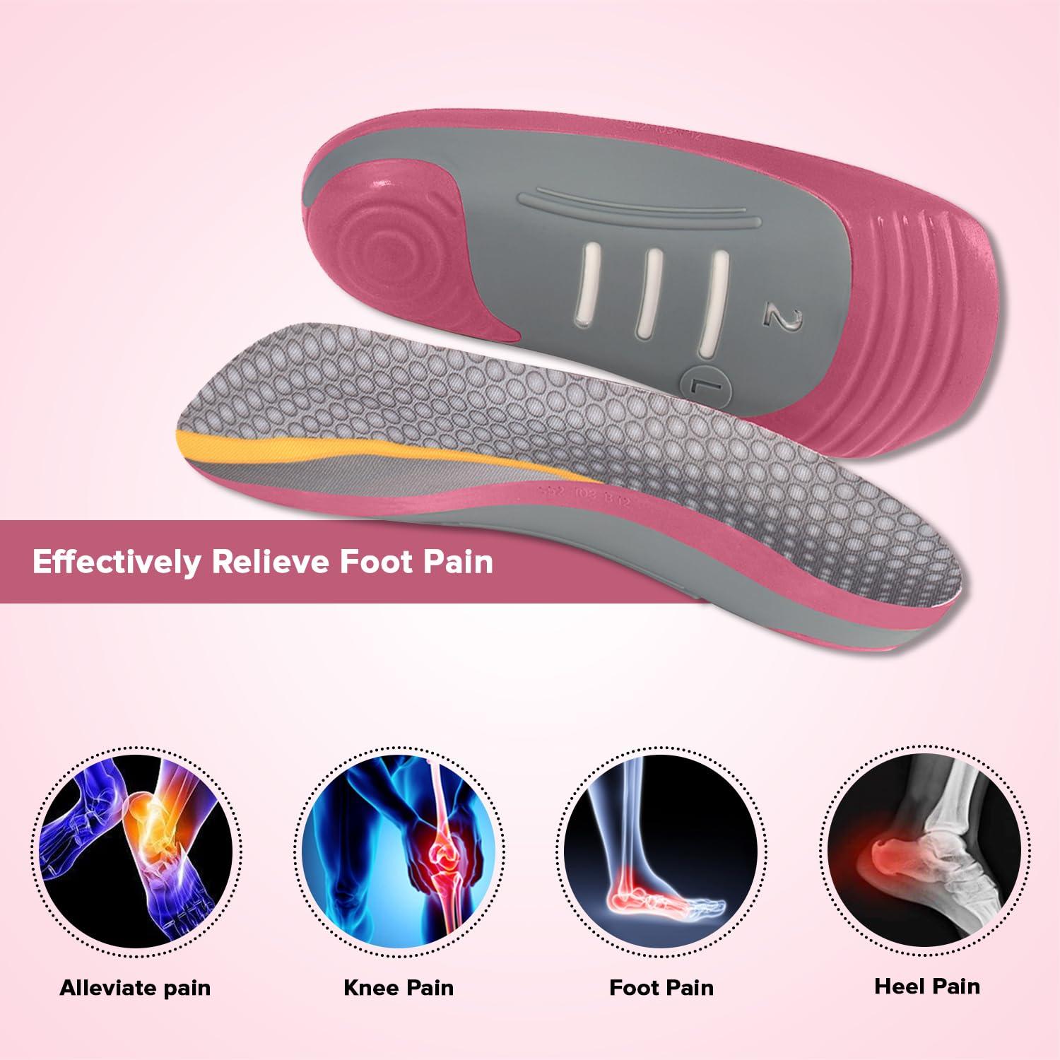 Dr Foot Dr Foot | Insole for Shoes Men | Arch Support for Flat Feet | Flat Feet Arch Support Insole | Shoe Insole | Gel Insoles for Men | Plantar Fasciitis | Arthritis Pain Relief Product | Orthotics | Medium