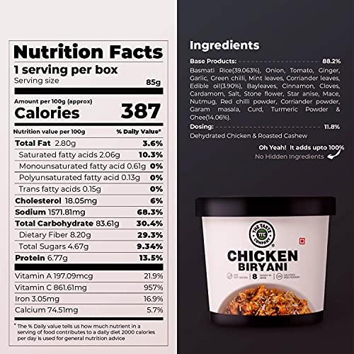 TheTasteCompany TheTasteCompany Chicken Biryani - Ready to Eat | Instant Food | Taste Company (Pack of 3)