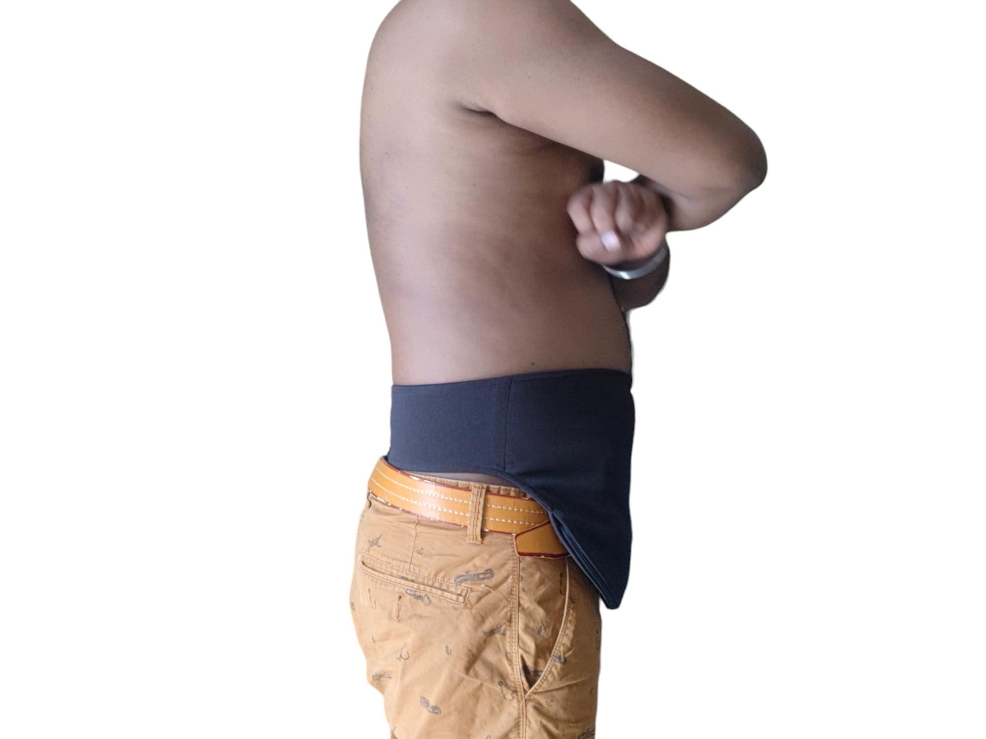 Vived Enterprise Ostomy belt for Urostomy and Ilestomy patients for Right side stoma Premium Vertical stoma belt for daily use .Specially for RIGHT SIDE STOMA SIZE : 28 Inch - 36 Inch