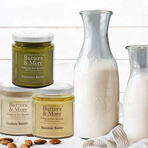 Butters & More Butters & More Vegan All Natural Cashew Butter (Pack of 3x200G) Keto & Diabetic Friendly Creamy Unsweetened Nut Butter. Super Saver Pack.