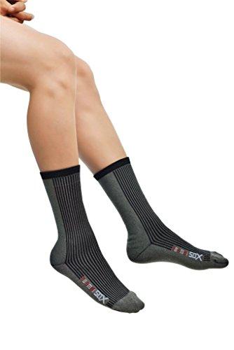 NoSmell Sox NoSmell Sox- Smell Free Socks- Pack of 3- Black, Blue, Silver