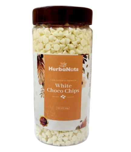 Almond Associates Almond Associates Dark and White Chocolate Chips Combo 500gms, Chocolate Chips, Dark Chocolate Chips Packet for Cake, Chocolate Chips for Cake Decoration Combo Jar Pack