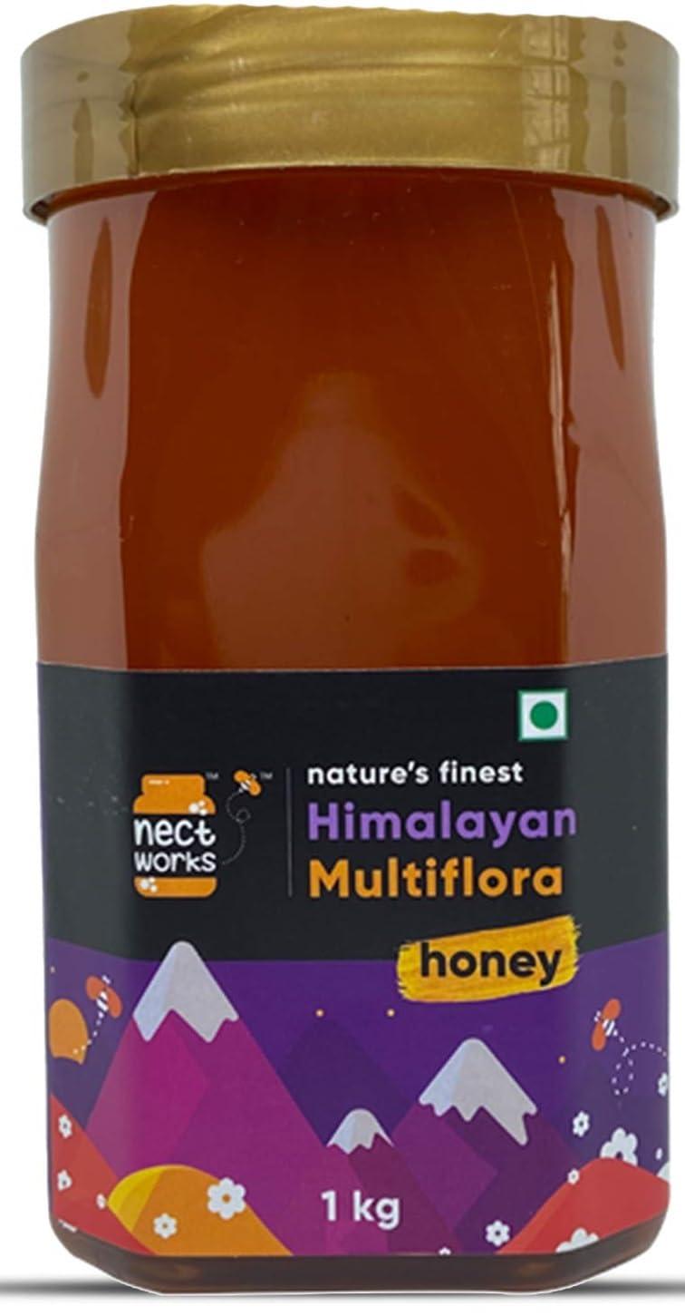NECTWORKS NectWorks Himalayan MultiFlora Honey, 100% Natural Pure Honey, 1Kg