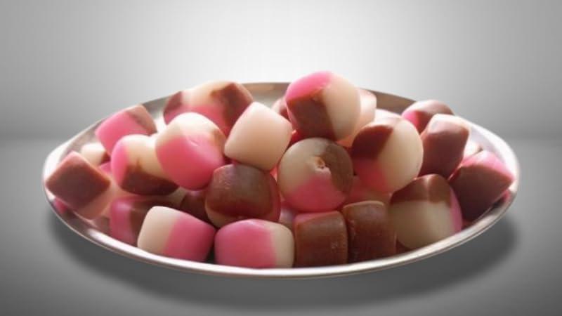 KHAVAIYYA KATTA KHAVAIYYA KATTA\'S (BACHPAN KI YAADEIN) SOFT PEDHA Candy Bachpan ki SOFTCANDY/Goli Just for Everyone.PACK OF 250GM