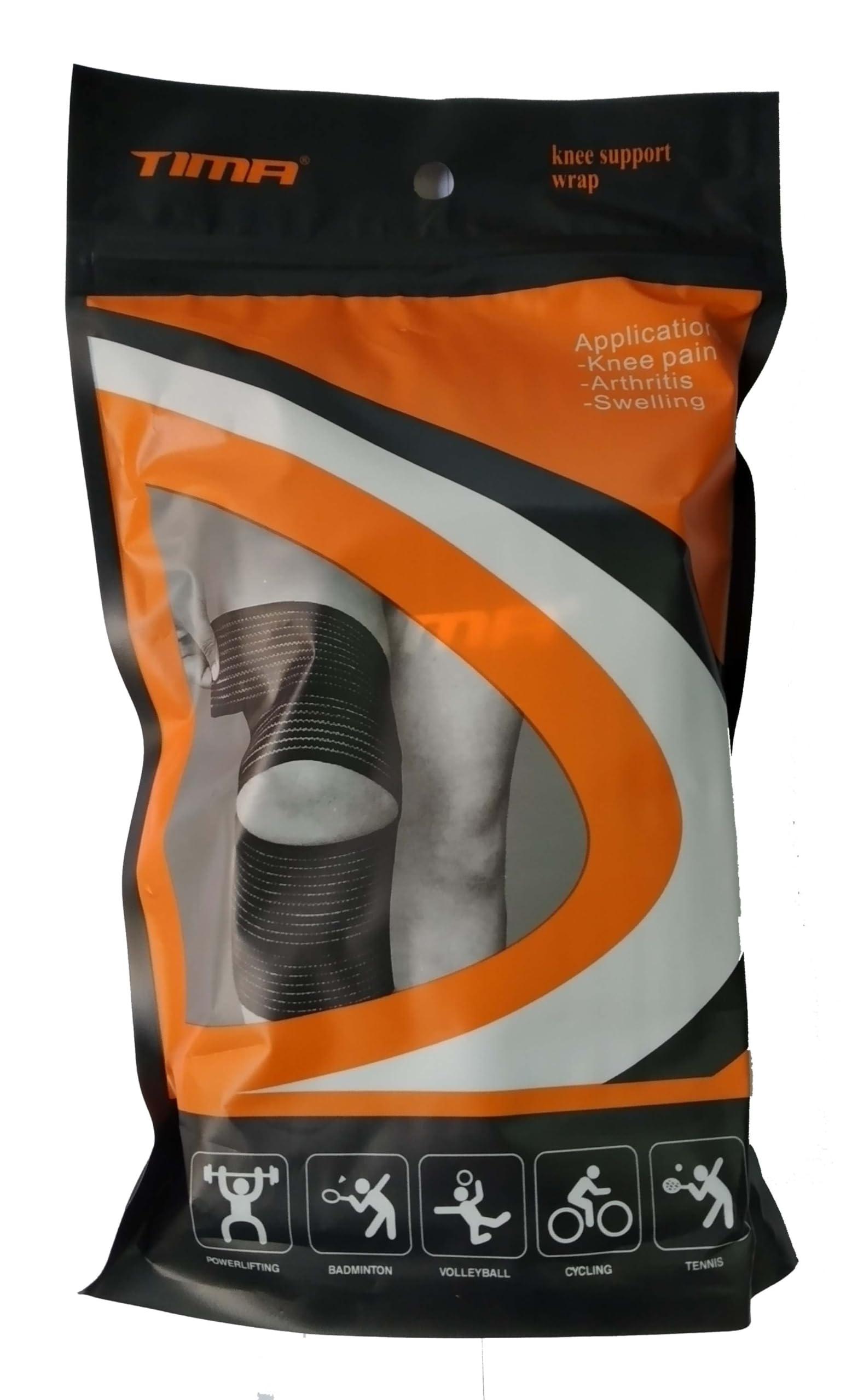 TIMA TIMA Elastic Knee Compression Bandage Wraps  Knee Support Straps for Legs, Thighs, Hamstrings Ankle & Elbow Joints Reduce Swelling, Lymphatic Relief & Knee Replacement Surgery Elastic Bandage