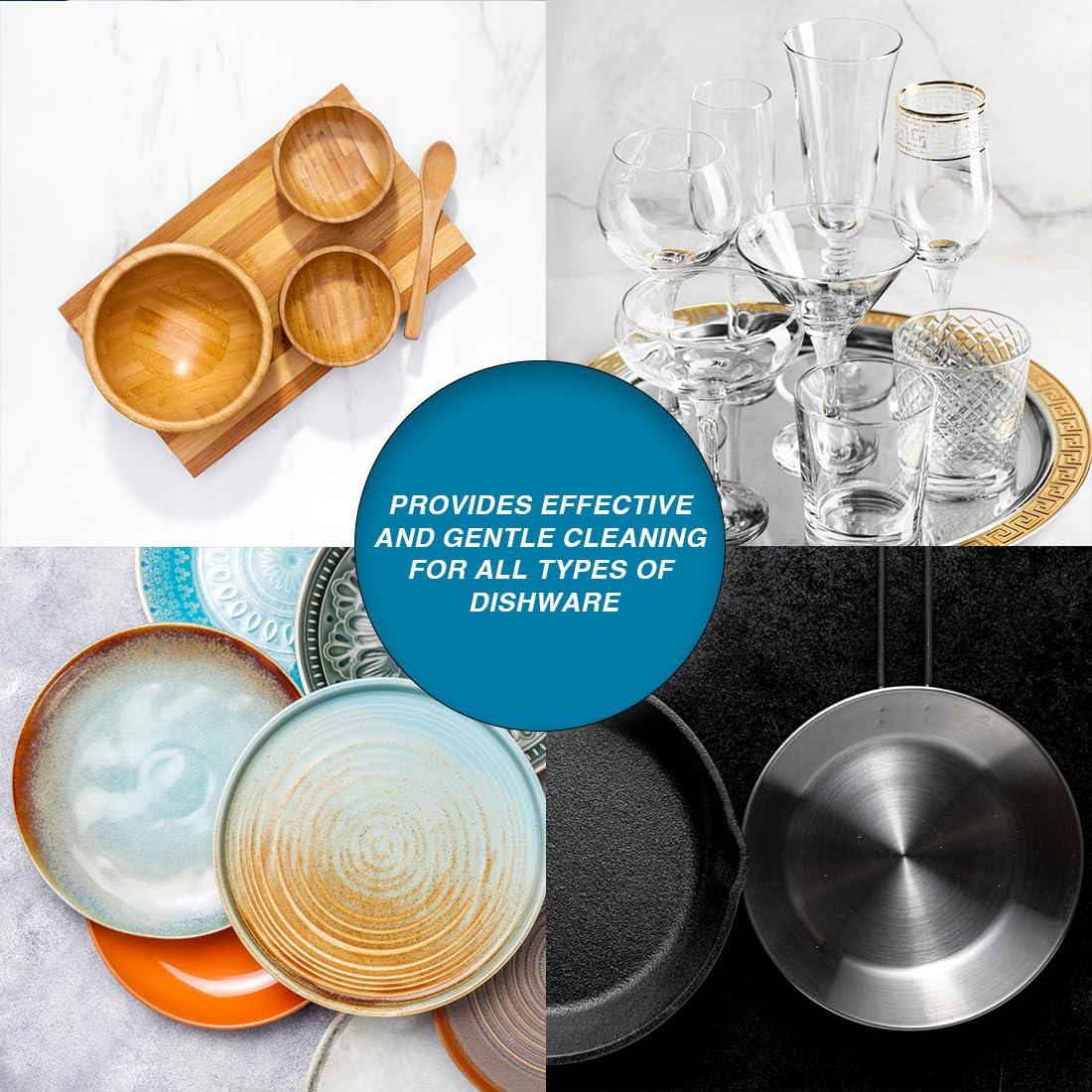 HERBOCLEANZ HerboCleanz Natural Dish wash cleaner: Plant-Based, Non-Toxic Grease Cutter  Eco-Friendly, Skin-Safe Detergent for Utensils, Ceramics & Cutlery - Pack of 1