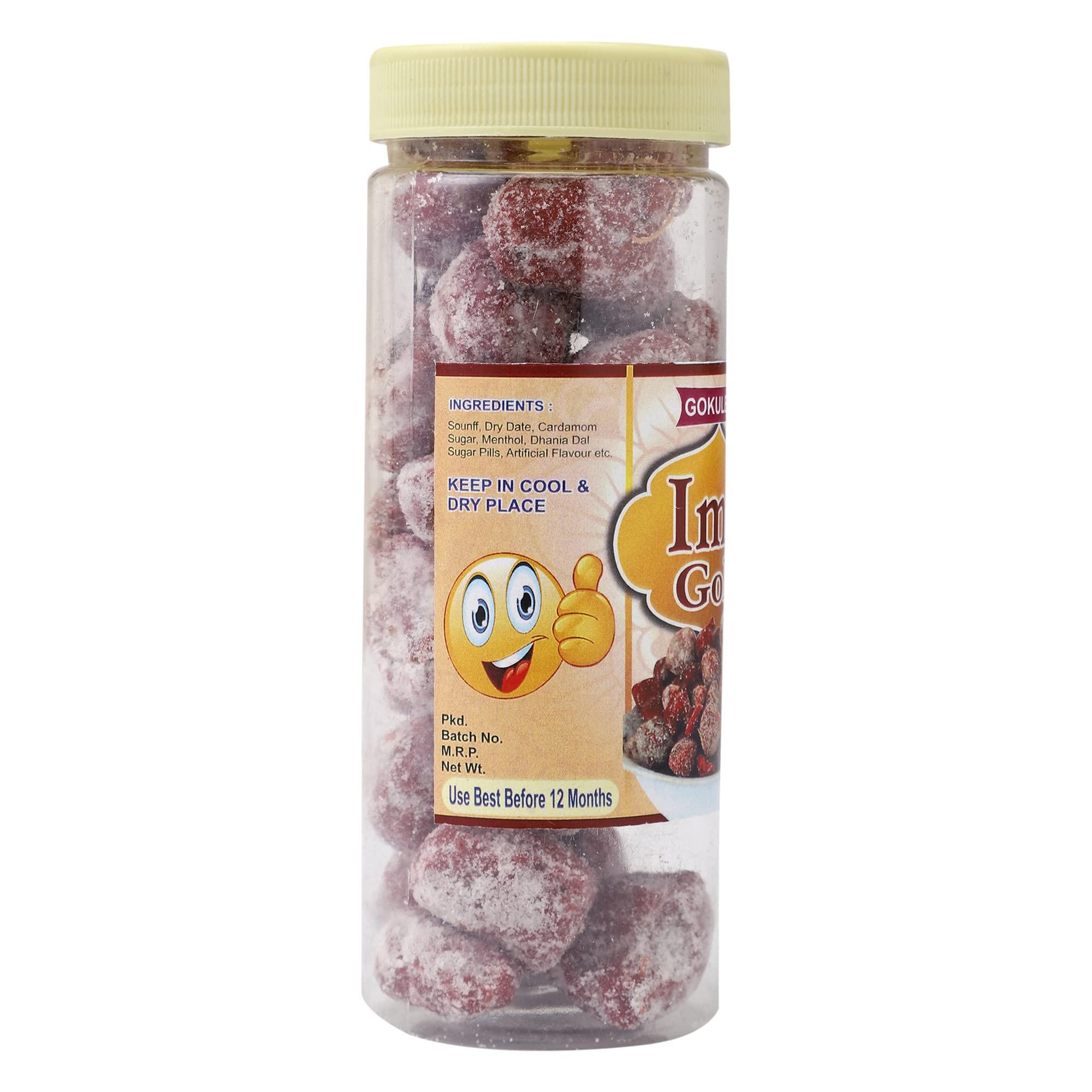 GOKULESH GOKULESH Imli Gola | Tasty & Yummy Imli Candy | Digestive Candy | Available in different Packs (Pack of 3) 150gm each