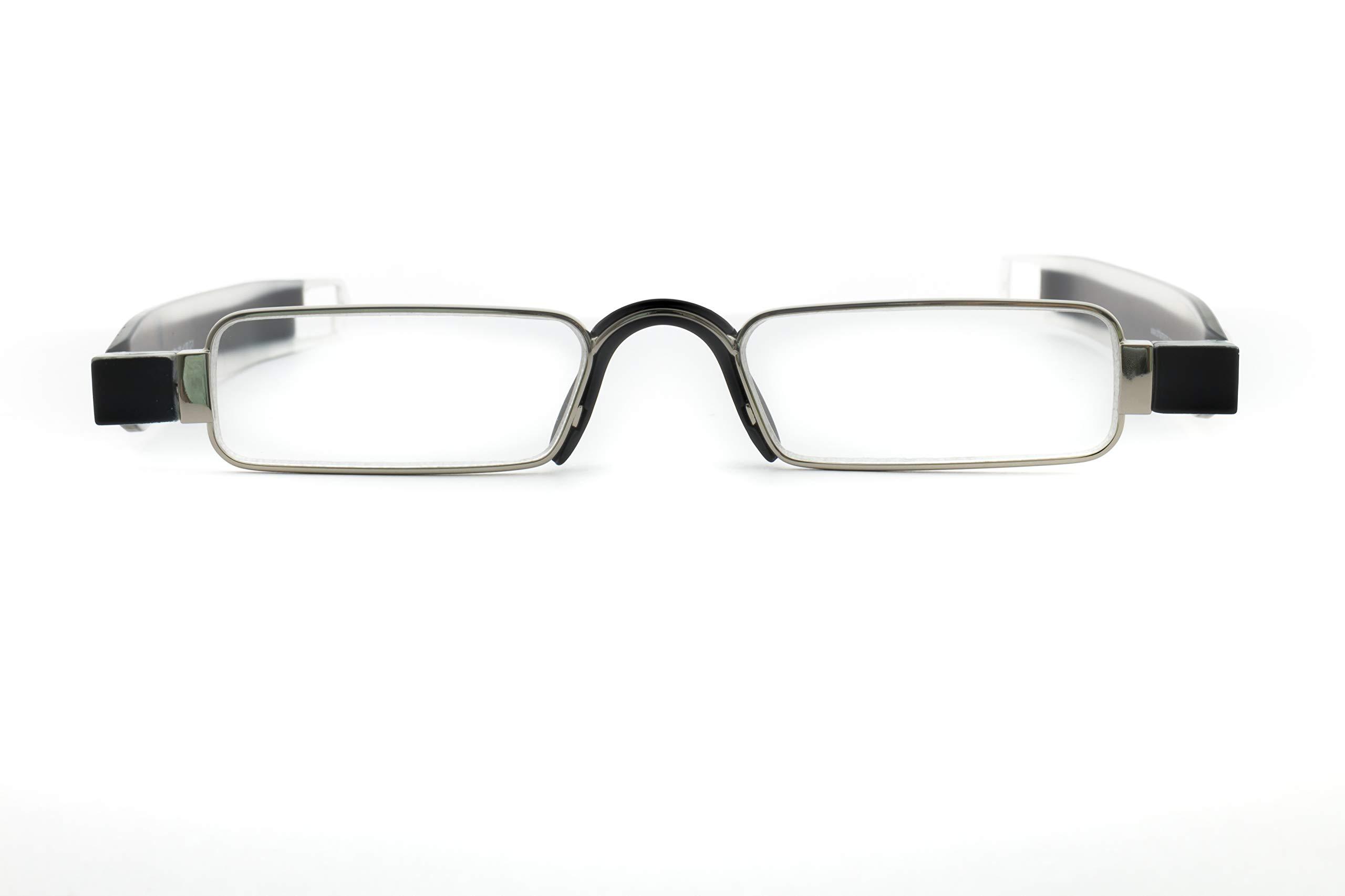 Dr.Harmann\'s Dr.Harmann\'s Rectangular Reading Glasses (Black/White) (Library 1M +1.50)